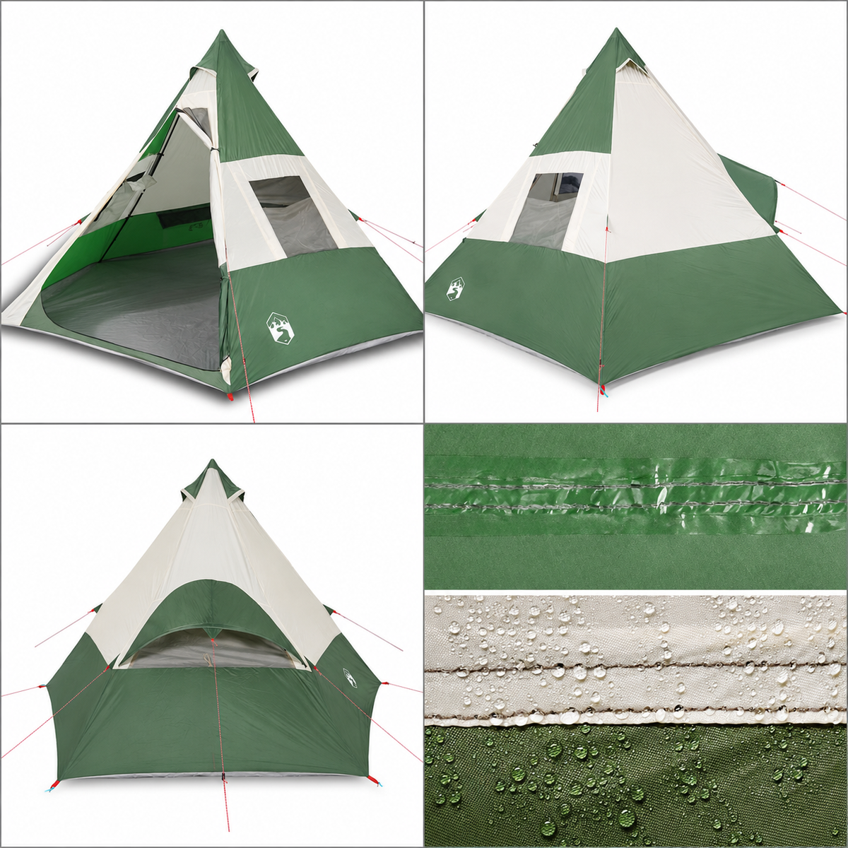 Tente camping tipi | Loup