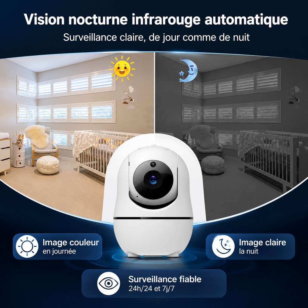 Babyphone avec écran - collection colibri