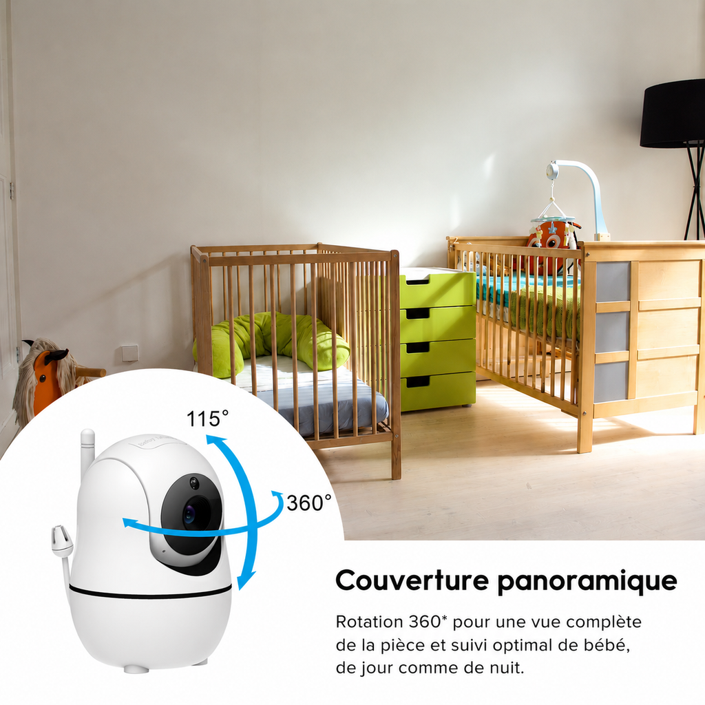 Babyphone avec écran - collection colibri