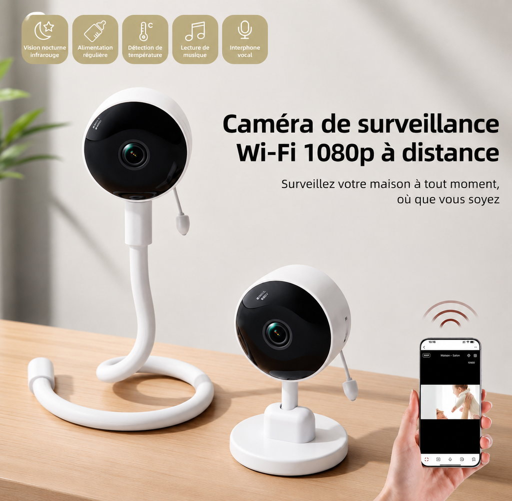 Babyphone caméra - collection nid